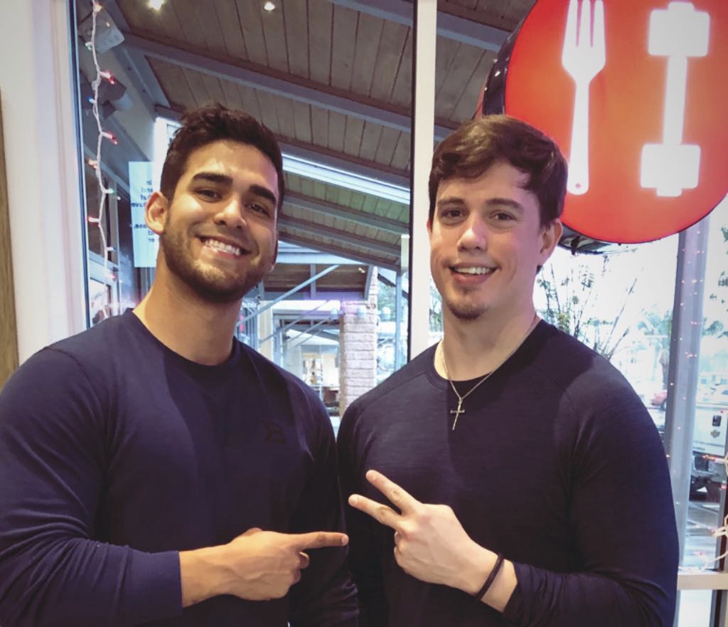 Co-founders Alex Velasco and Jose M. Guerra at their first store opening, June 14, 2018